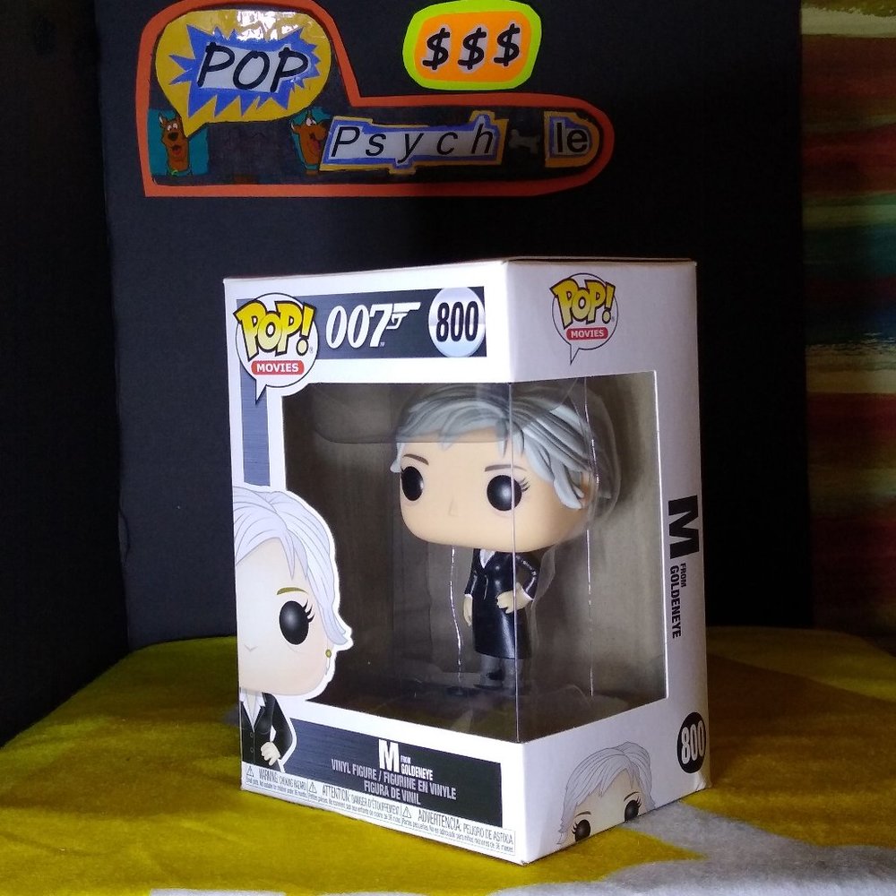 M 007 James Bond Funko Pop 800 NIB